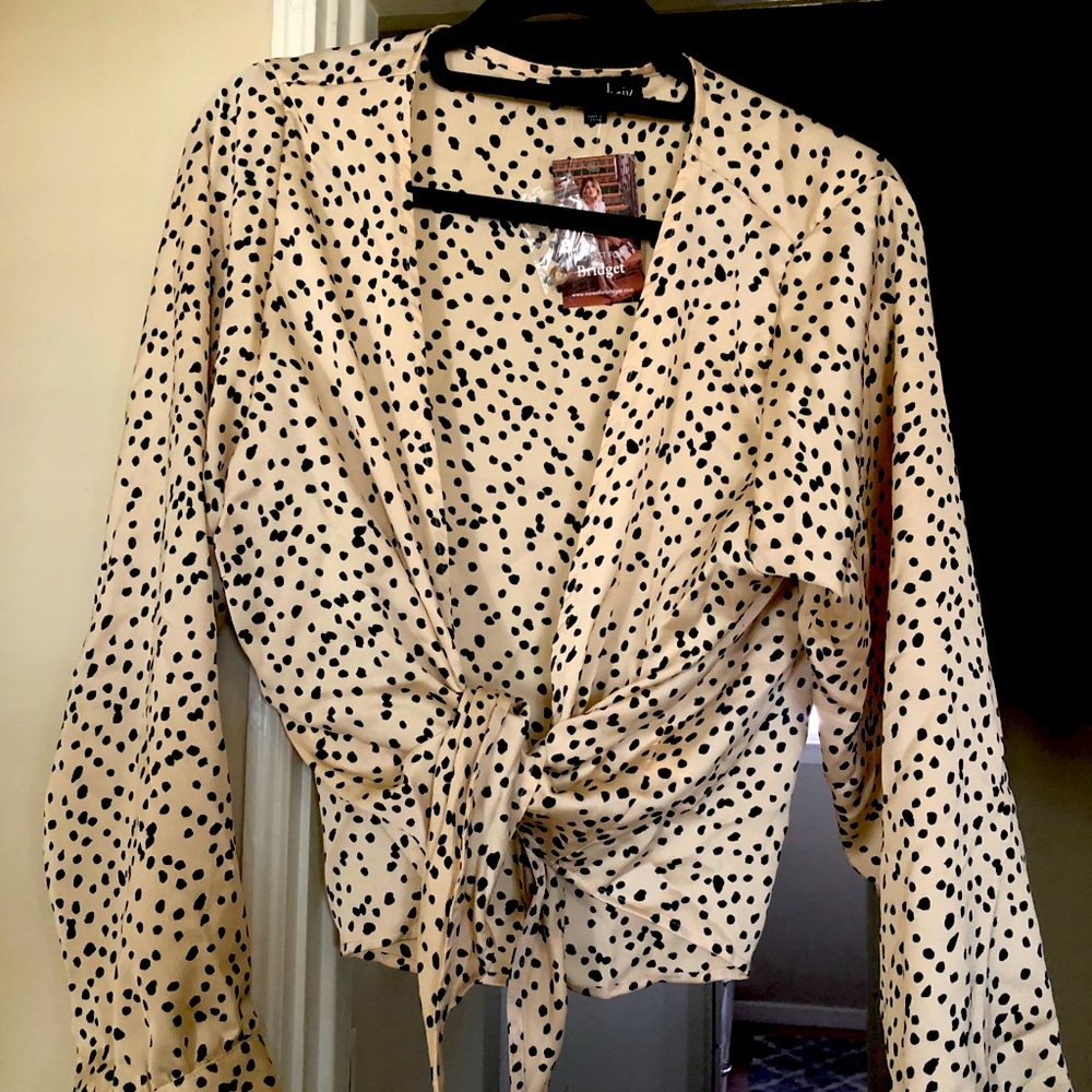 Wrap blouse